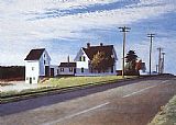 Route 6 Eastham by Edward Hopper
